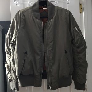JOUJOU Army green bomber jacket